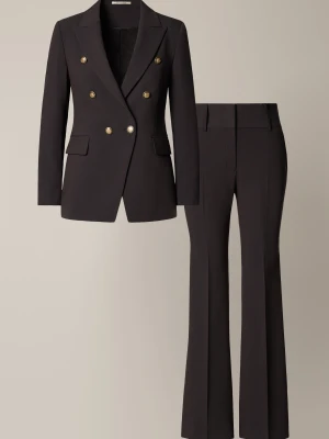 Garnitur Damski Brązowy z Dzwonami Lancerto