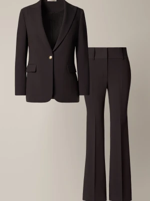 Garnitur Damski Brązowy z Dzwonami Lancerto