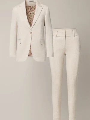 Garnitur Damski Jasnobeżowy z Cygaretkami Lancerto