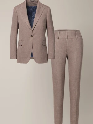 Garnitur Damski Jasnobrązowy z Cygaretkami Lancerto