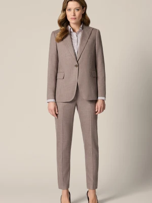 Garnitur Damski Jasnobrązowy z Cygaretkami Lancerto