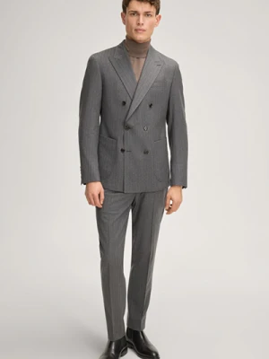 Garnitur Heazy-Rennet w kolorze antracytowym w prążki Joop