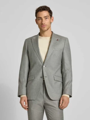 Garnitur krój slim fit z mieszanka żywej wełny z marynarka na 2 guziki Roy Robson