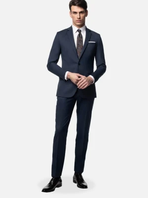 GARNITUR LAMMAS 315 GRANATOWY SLIM FIT Recman