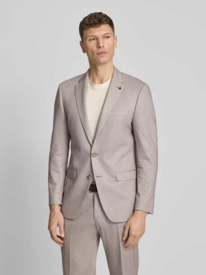 Garnitur o kroju slim fit z kołnierzem z połami i kantami Roy Robson