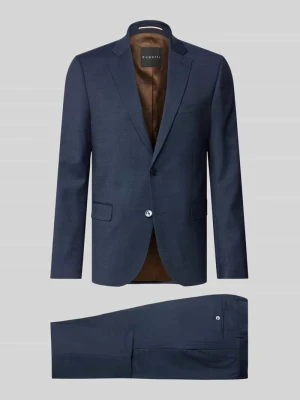 Garnitur o kroju regular fit z marynarką na 2 guziki Bugatti