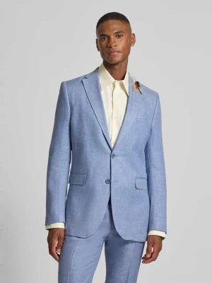 Garnitur o kroju regular fit z mieszanki lnu model ‘Marzotto’ CG - Club of Gents