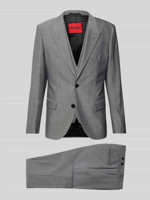 Garnitur o kroju regular fit z mieszanki żywej wełny model 'Henry / Getlin' Hugo Jasnoszary