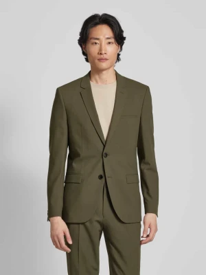 Garnitur o kroju slim fit z marynarką na 2 guziki model ‘Arti/Hesten’ HUGO
