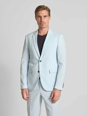 Garnitur o kroju slim fit z marynarką zapinaną na 2 guziki lindbergh