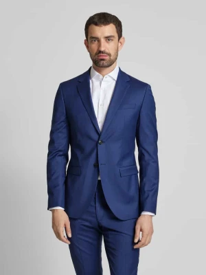 Garnitur o kroju slim fit z mieszanki wełny model „Damon Gun” JOOP! Granatowy