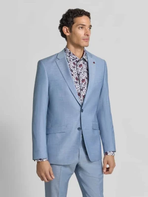Garnitur o kroju slim fit z mieszanki żywej wełny z dodatkiem wiskozy Roy Robson Jasnoniebieski