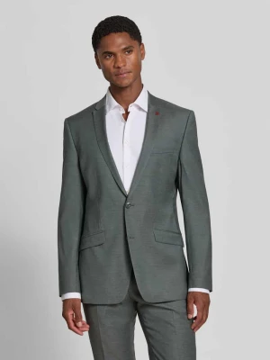 Garnitur o kroju slim fit z mieszanki żywej wełny z dodatkiem wiskozy Roy Robson Zielony