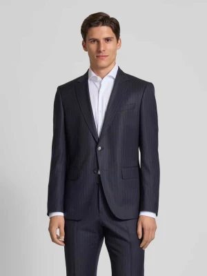 Garnitur o kroju slim fit z prążkowanej żywej wełny Boss
