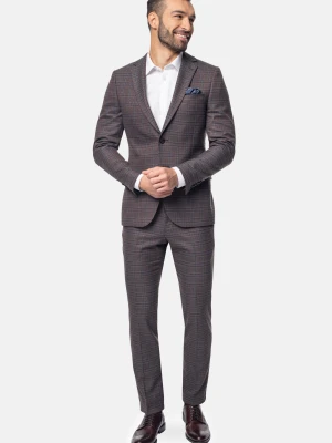 garnitur penta 315 brąz slim fit Recman