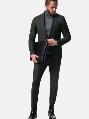 garnitur pietro 315 zielona slim fit Recman