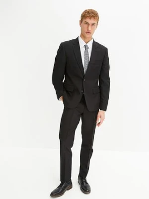 Garnitur slim fit (komplet 4-częściowy): marynarka, spodnie, koszula, krawat bonprix