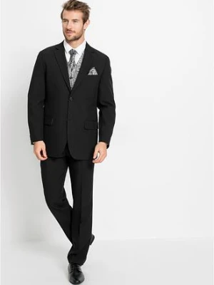 Garnitur ślubny z kamizelką i plastronem (5 części), regular fit bonprix