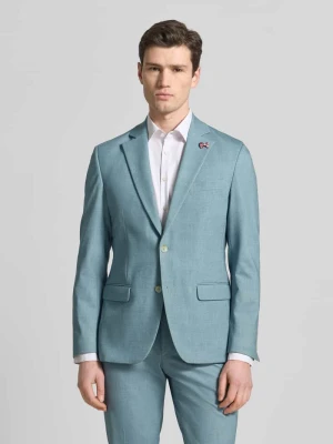 Garnitur w kroju slim fit z marynarką zapinaną na 2 guziki Wilvorst