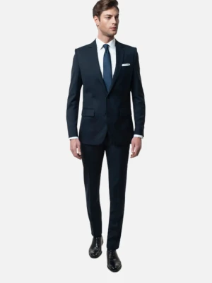 GARNITUR WINONA 315/A GRANATOWY SLIM FIT Recman