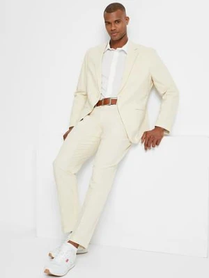 Garnitur z przewiewnej mieszanki lnu (komplet 2-cz.), regular fit bonprix