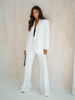 Garnitur z szerokimi spodniami DESTINY - biały  magmac 