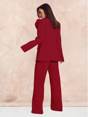 Garnitur z szerokimi spodniami KENZO - bordowy  magmac 