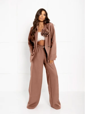 Garnitur z szerokimi spodniami KENZO - cappuccino  magmac 