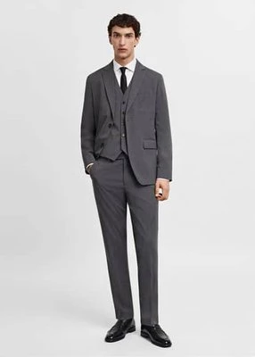 Garniturowa kamizelka slim fit mango man