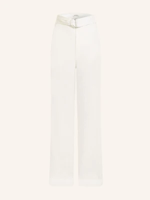 Gauchere Spodnie Marlena Z Lnu weiss