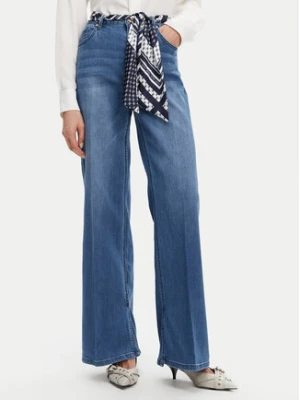 Gaudi Jeansy 511BD26009 Niebieski Wide Leg