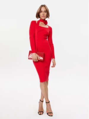 Gaudi Sukienka dzianinowa 321FD13008 Czerwony Regular Fit