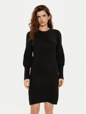 Gaudi Sukienka dzianinowa 421BD13010 Czarny Regular Fit