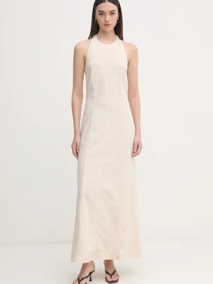 Gaudi sukienka halter z lnem