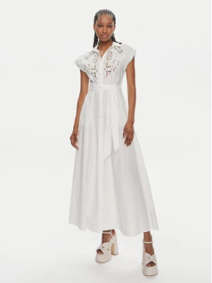 Gaudi Sukienka koszulowa 411FD15029 Biały Regular Fit