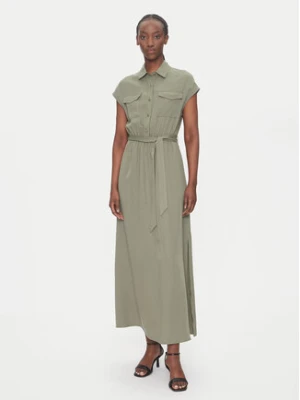 Gaudi Sukienka koszulowa 511BD15003 Khaki Regular Fit