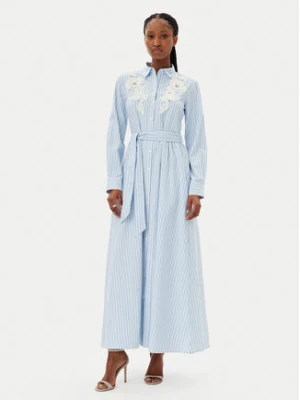 Gaudi Sukienka koszulowa 511FD15026 Błękitny Regular Fit