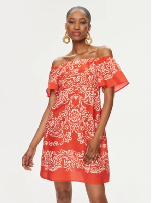 Gaudi Sukienka letnia 411FD15049 Pomarańczowy Regular Fit