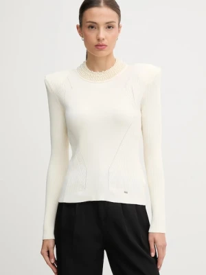 Gaudi sweter damski kolor beżowy lekki 521FD53036
