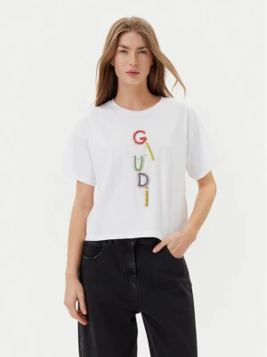 Gaudi T-Shirt 511BD64027 Biały Regular Fit