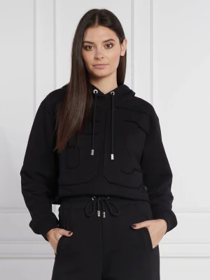 GCDS Bluza | Cropped Fit czarny
