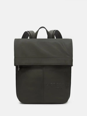 Geäumiger Backpack aus Schafsleder Liebeskind oliwkowy