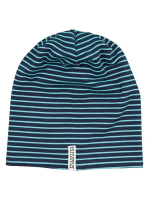 GEGGAMOJA Czapka beanie w kolorze turkusowo-granatowym rozmiar: 48-50 cm