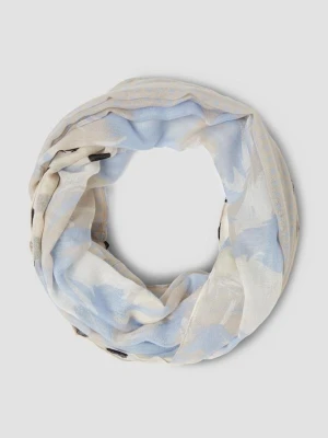 Gemusterter Snood mit Pünktchen s.Oliver niebieski