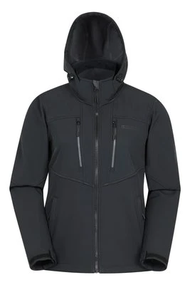 Genesis Damska Kurtka Softshell - Charcoal Mountain Warehouse