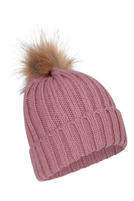 Geneva damska czapka z podszewką Borg - Pink Mountain Warehouse