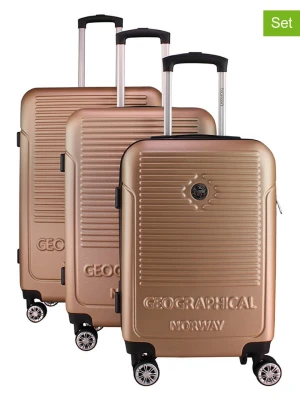 Geographical Norway 3-częściowy zestaw "Santiago" w kolorze jasnobrązowym rozmiar: onesize