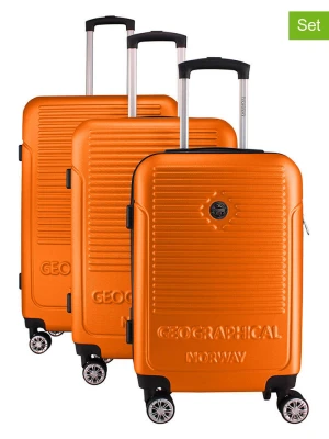 Geographical Norway 3-częściowy zestaw "Santiago" w kolorze pomarańczowym rozmiar: onesize