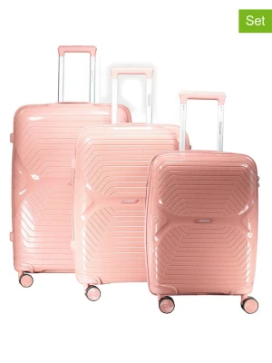 Geographical Norway 3-częściowy zestaw "Silkovette" w kolorze jasnoróżowym rozmiar: onesize