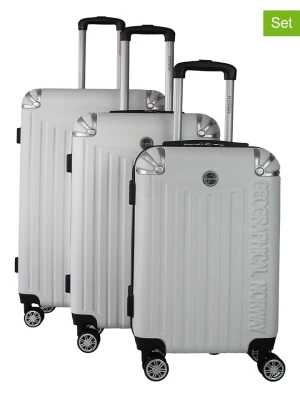 Geographical Norway 3-częściowy zestaw "Softless" w kolorze białym rozmiar: onesize